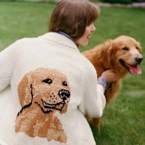 Anthropologie The Jesse Golden Retriever Cardigan - Picture 3 of 8